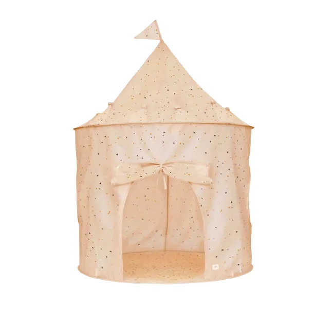 3 Sprouts Play Tent, Terrazzo Clay