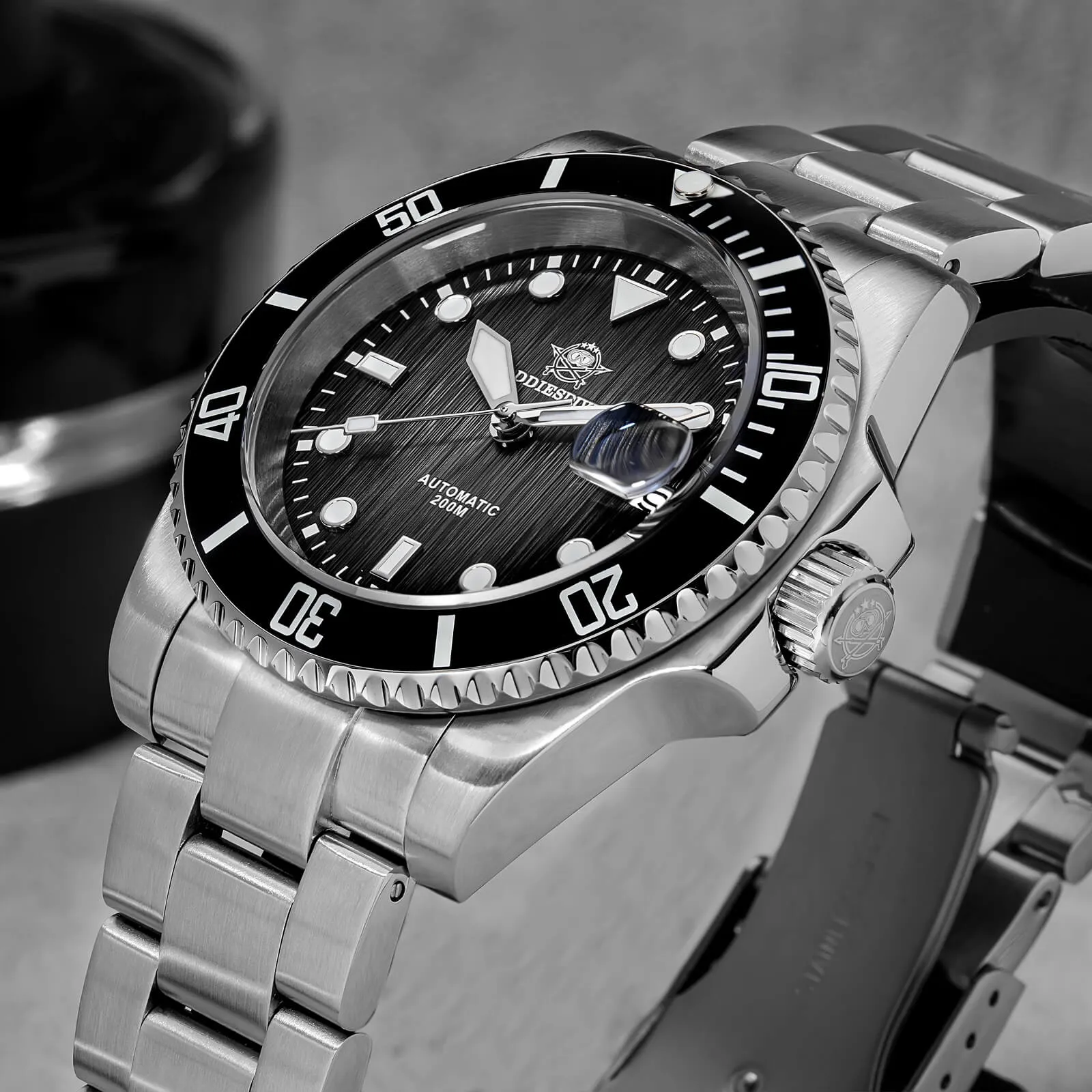 ADDIESDIVE Stainless Steel Sub Dive Watch AD2078