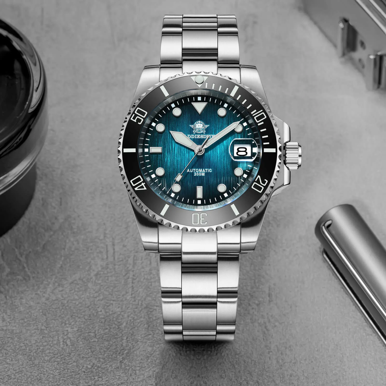 ADDIESDIVE Stainless Steel Sub Dive Watch AD2078