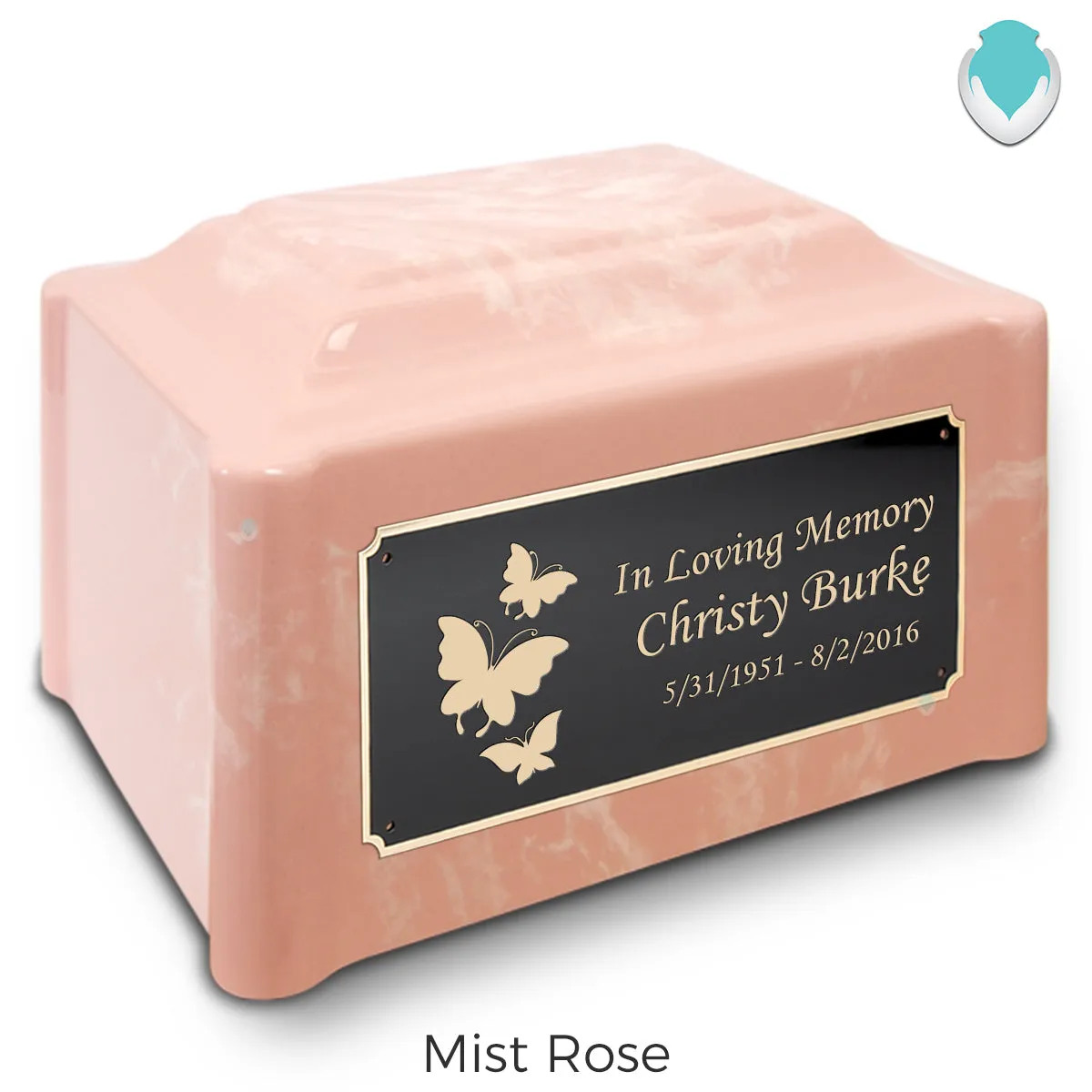 Adult Devotion Butterflies Cultured Marble Urns for Ashes