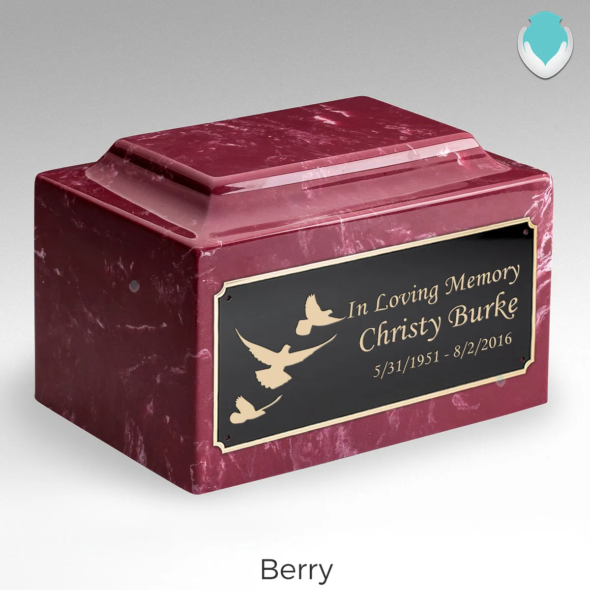 Adult Legacy Doves Cultured Marble Urns by MacKenzie