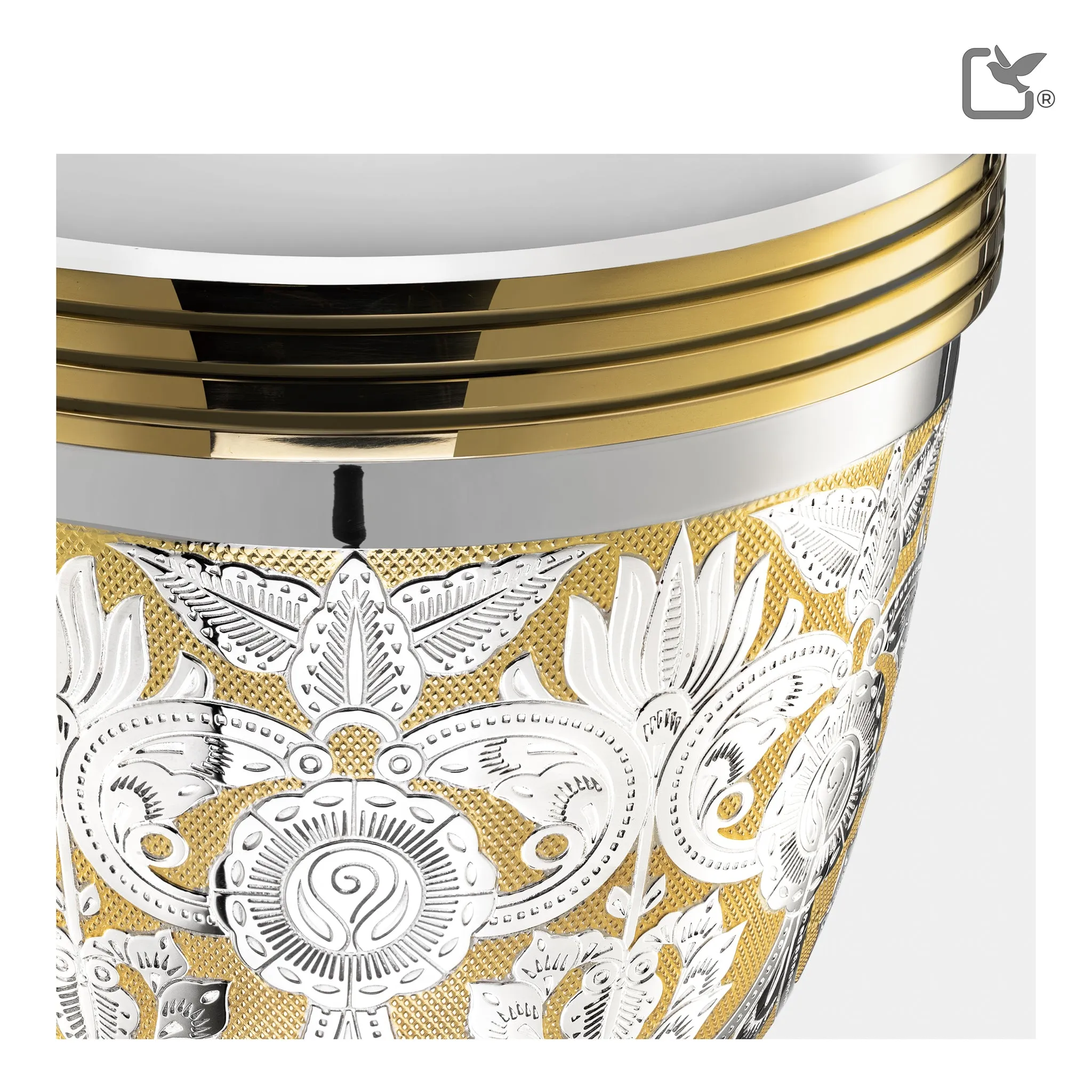 Adult Ornate Floral Cremation Urn - COMFORT by LoveUrns