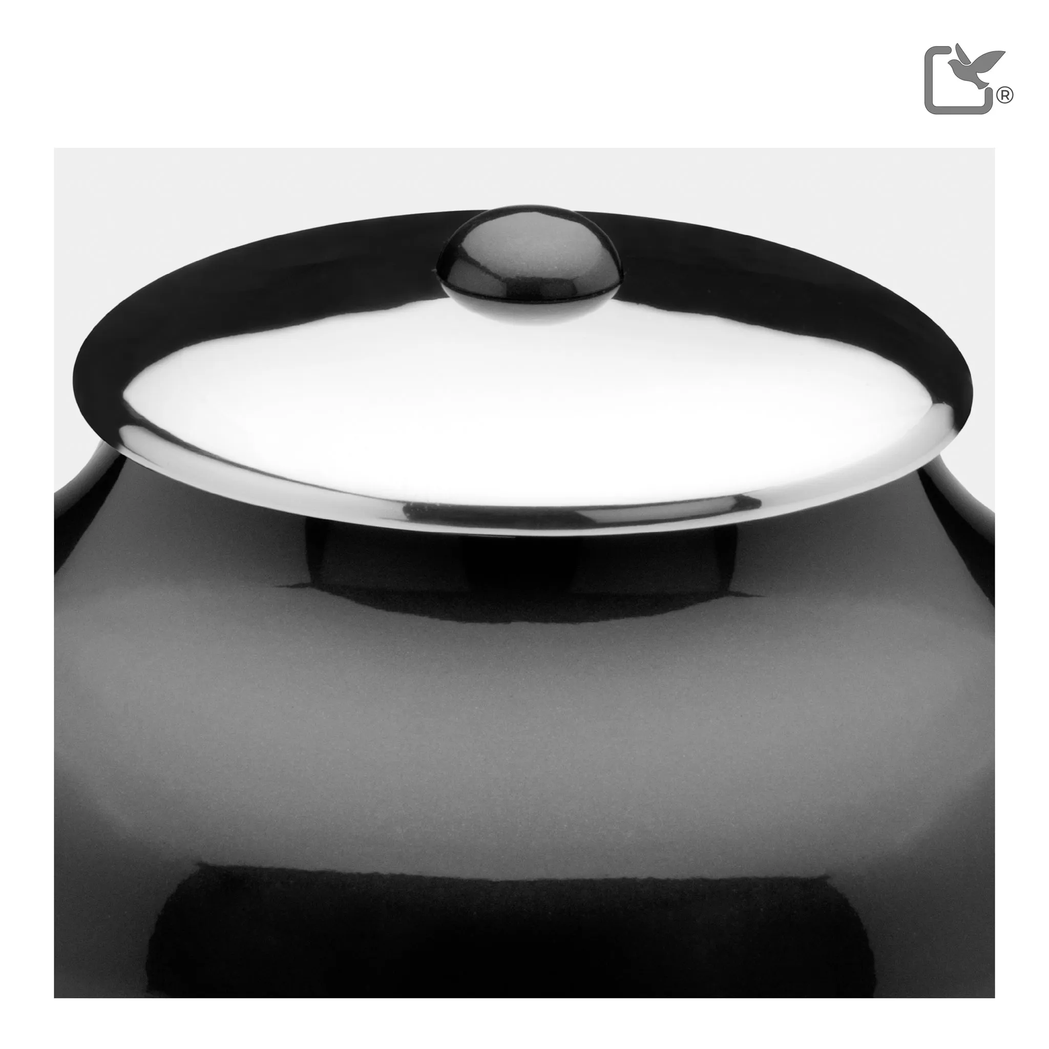 Adult Tall Simplicity Midnight Cremation Urn - COMFORT by LoveUrns