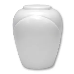 ADULT Traditional Urns - Pearl White
