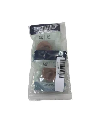 AEIOU Silicone Pacifier, 2 Pack, Clay/Clay
