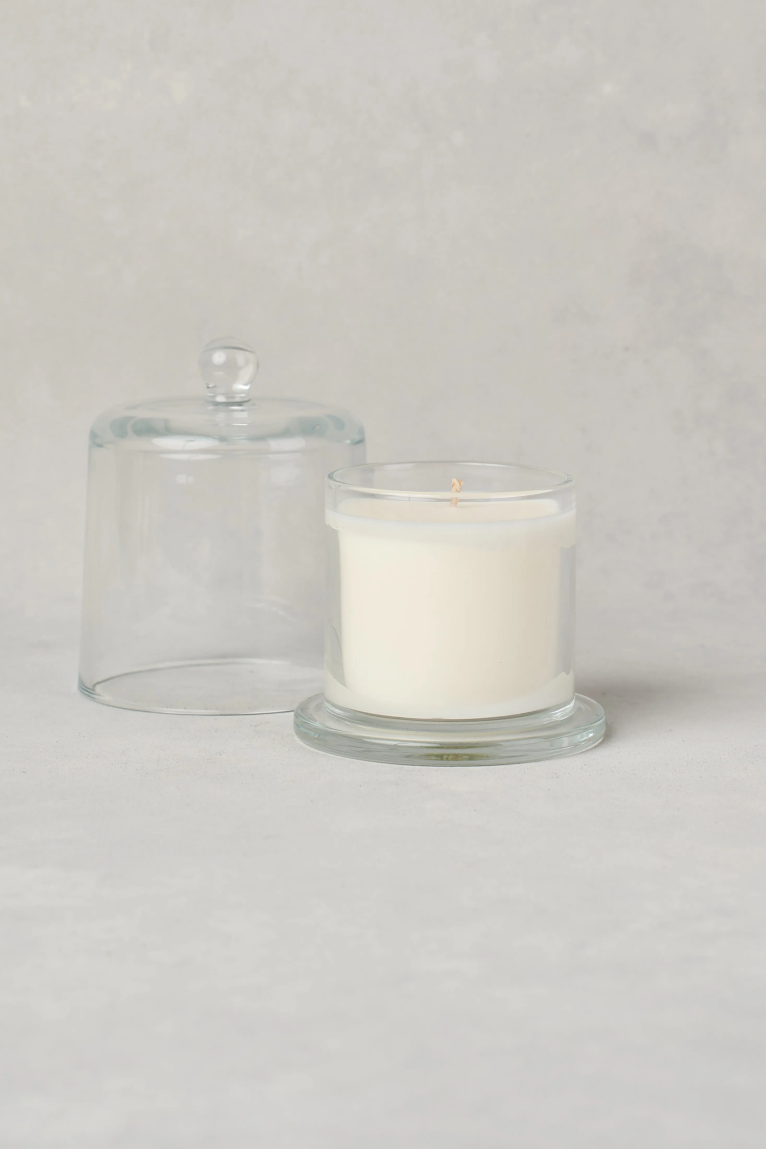Amour Glass Cloche Candle