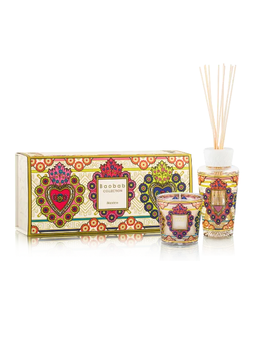 Baobab Collection MEXICO Fragranced Candle & Diffuser Gift Box