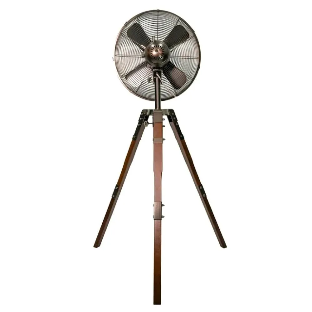 Better Homes & Gardens SFDR3-400CPT New 3 Speed Oscillating 16 in Stand Fan with Wood Tripod Legs