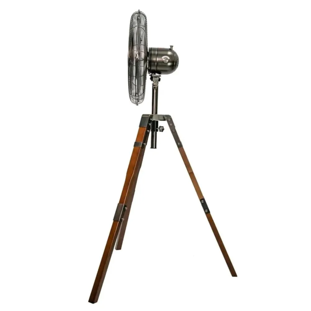 Better Homes & Gardens SFDR3-400CPT New 3 Speed Oscillating 16 in Stand Fan with Wood Tripod Legs