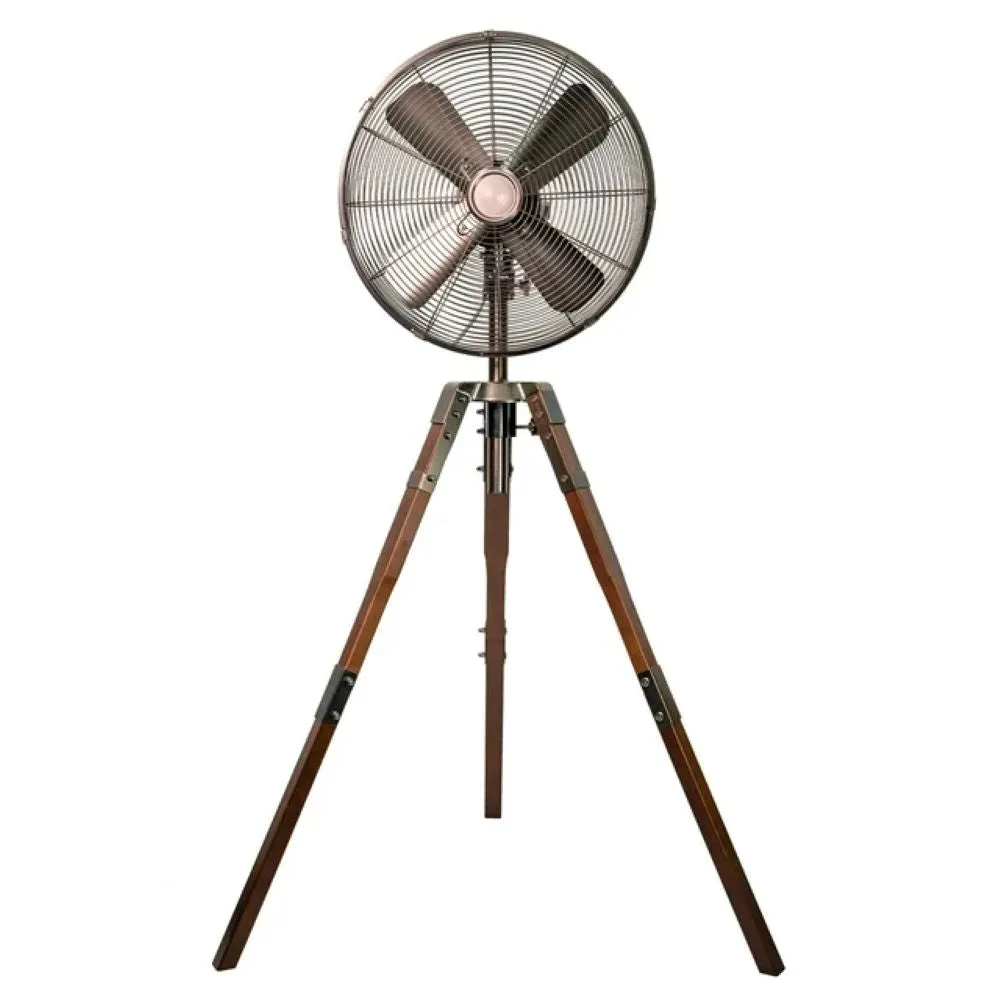 Better Homes & Gardens SFDR3-400CPT New 3 Speed Oscillating 16 in Stand Fan with Wood Tripod Legs