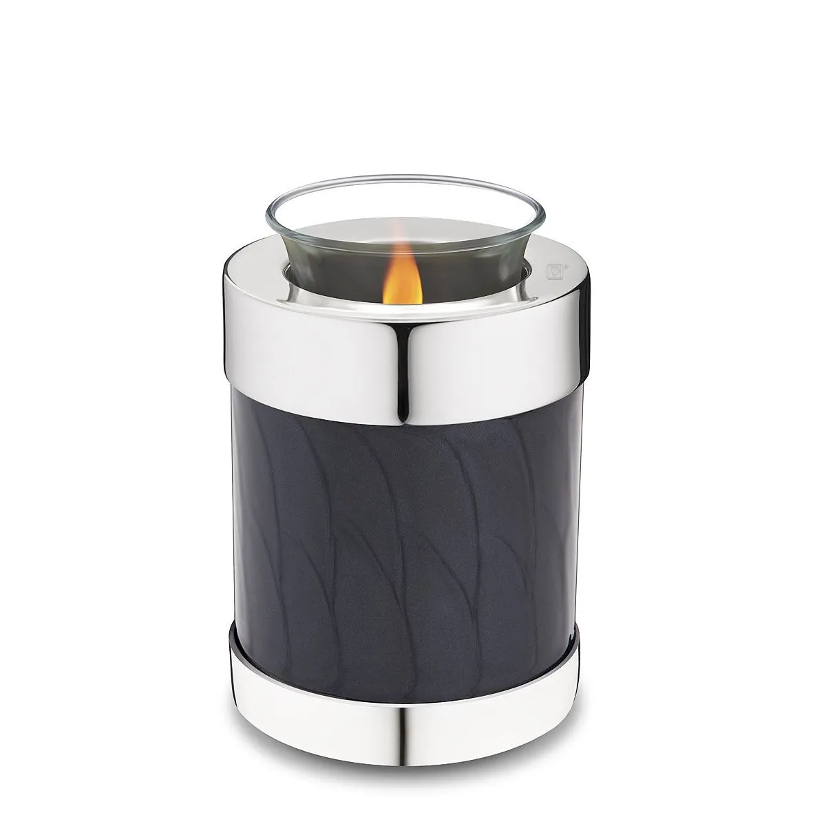 Blessing Brass Cremation Urn in Midnight Black