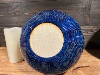 Blue Tear Drop Urn