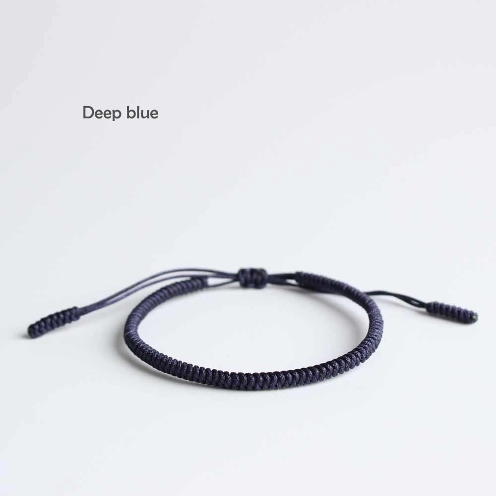 Blue Cyan Tibetan Braided