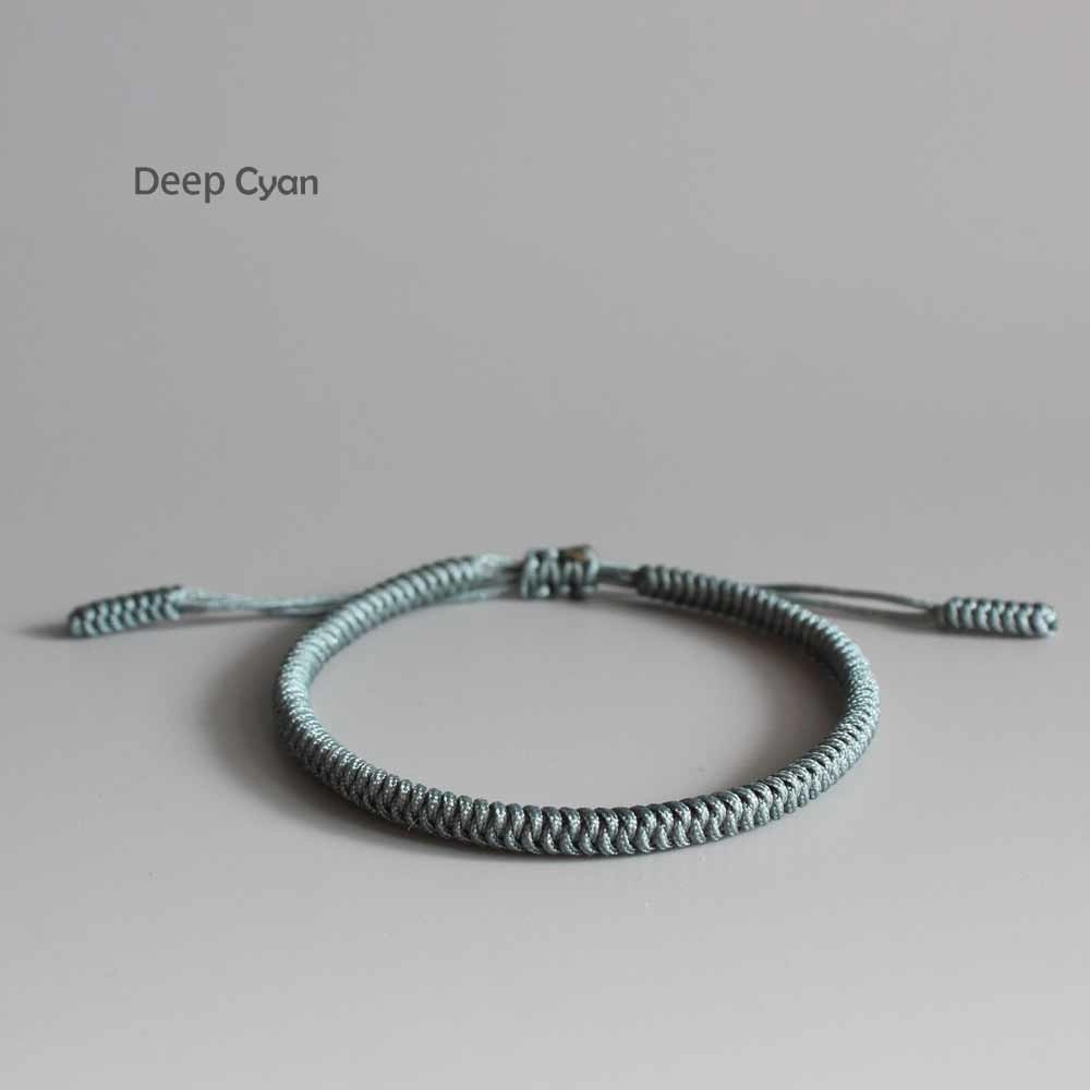 Blue Cyan Tibetan Braided
