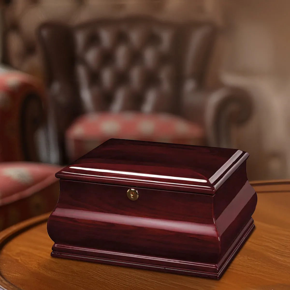 Bombay Chest Wood Urn