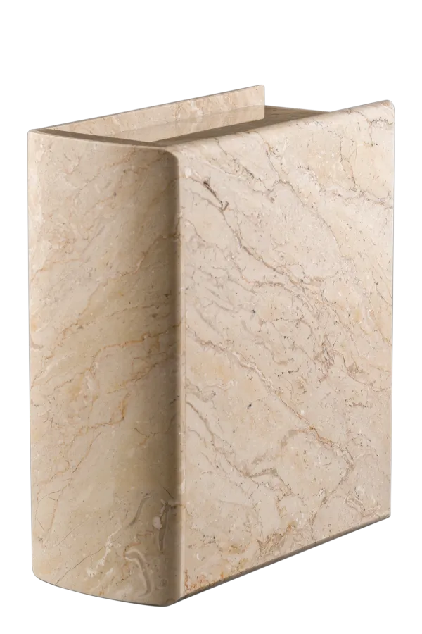 Book Urn in Cameo Marble