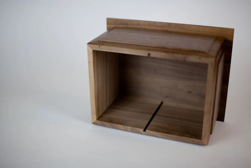 Boston II Solid Wooden Companion Cremation Urn Made in the USA