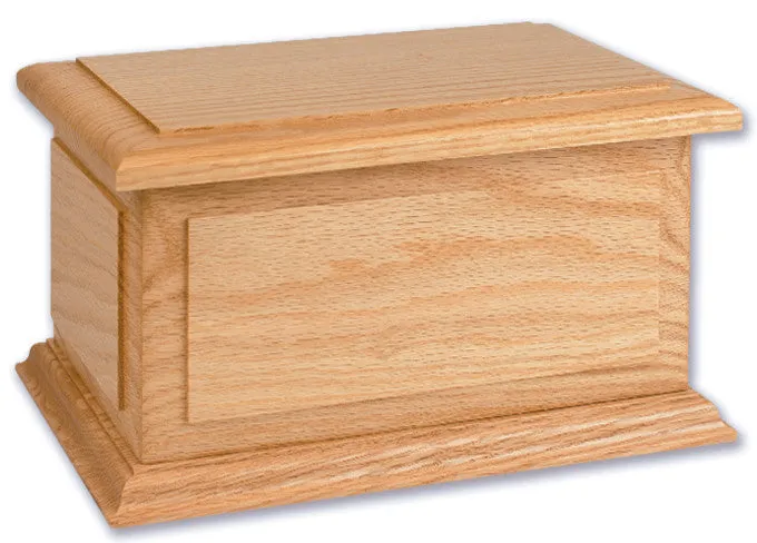 Boston II Solid Wooden Companion Cremation Urn Made in the USA