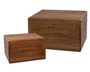 Boxwood Cremation Urn in Solid Hardwood