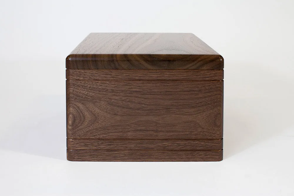 Boxwood Cremation Urn in Solid Hardwood