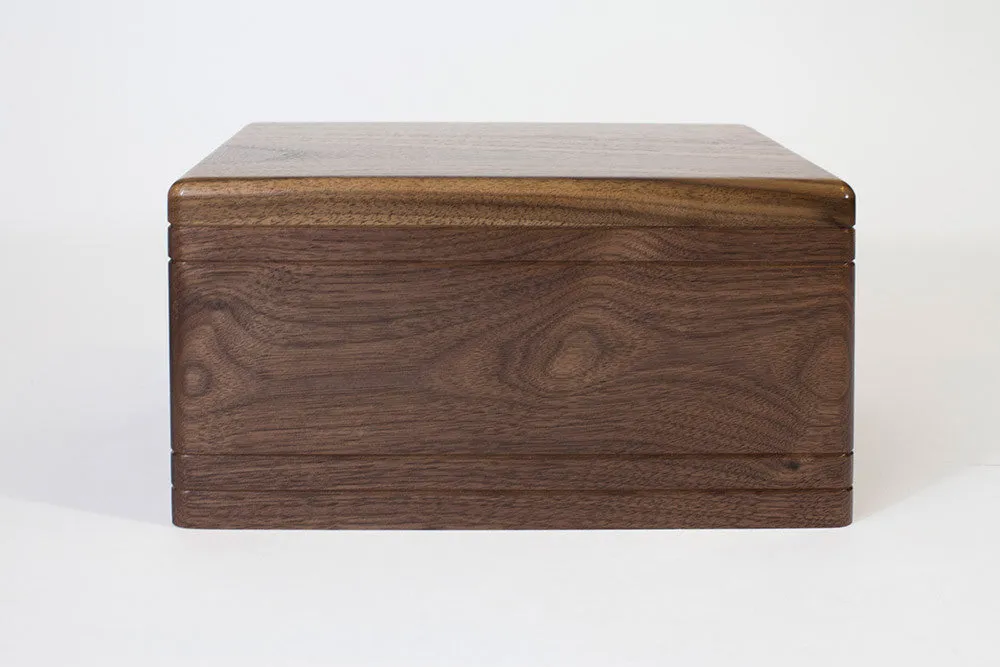 Boxwood Cremation Urn in Solid Hardwood