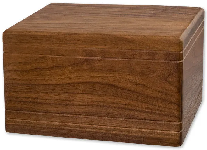 Boxwood Cremation Urn in Solid Hardwood