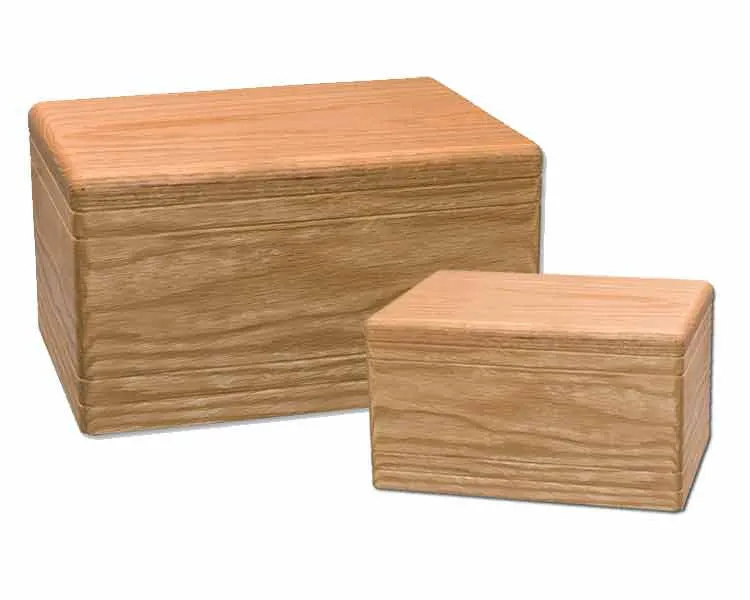 Boxwood Cremation Urn in Solid Hardwood