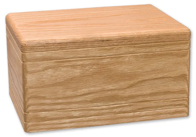 Boxwood Cremation Urn in Solid Hardwood