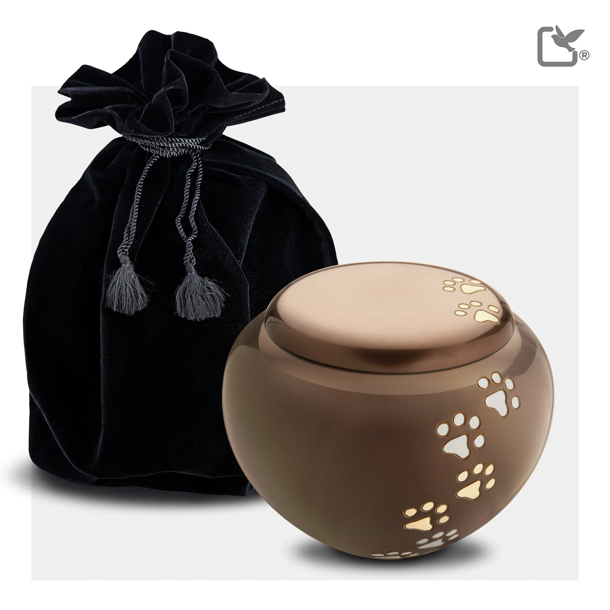 Bronze Cuddle Large Pet Cremation Urn
