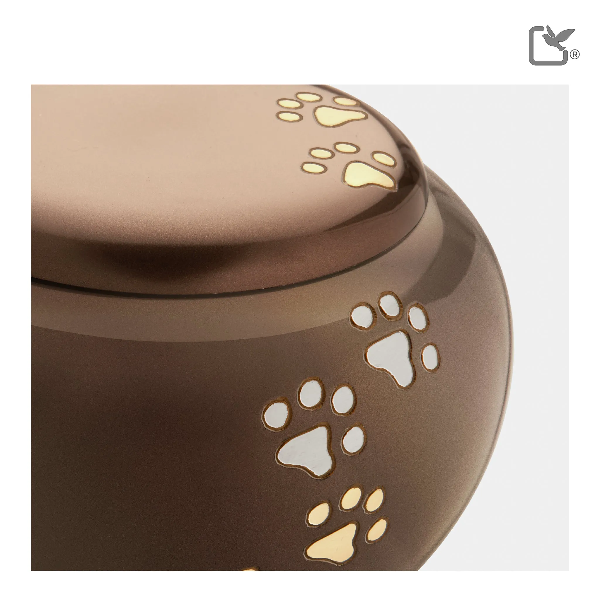 Bronze Cuddle Large Pet Cremation Urn