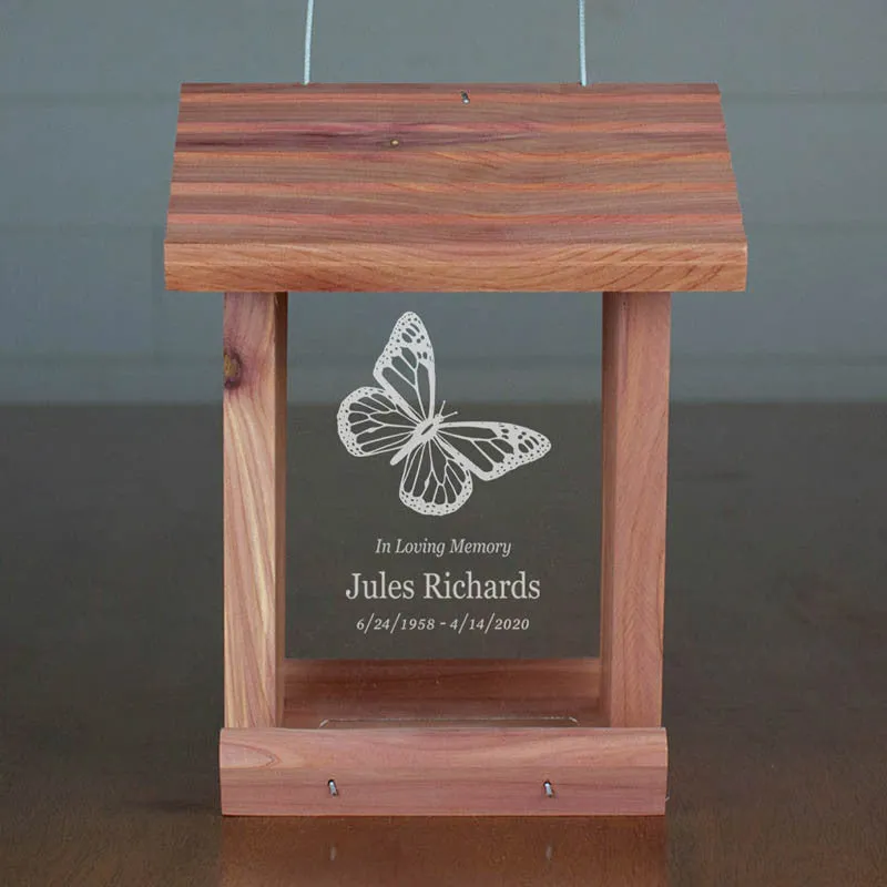 Butterfly Bird Feeder Memorial