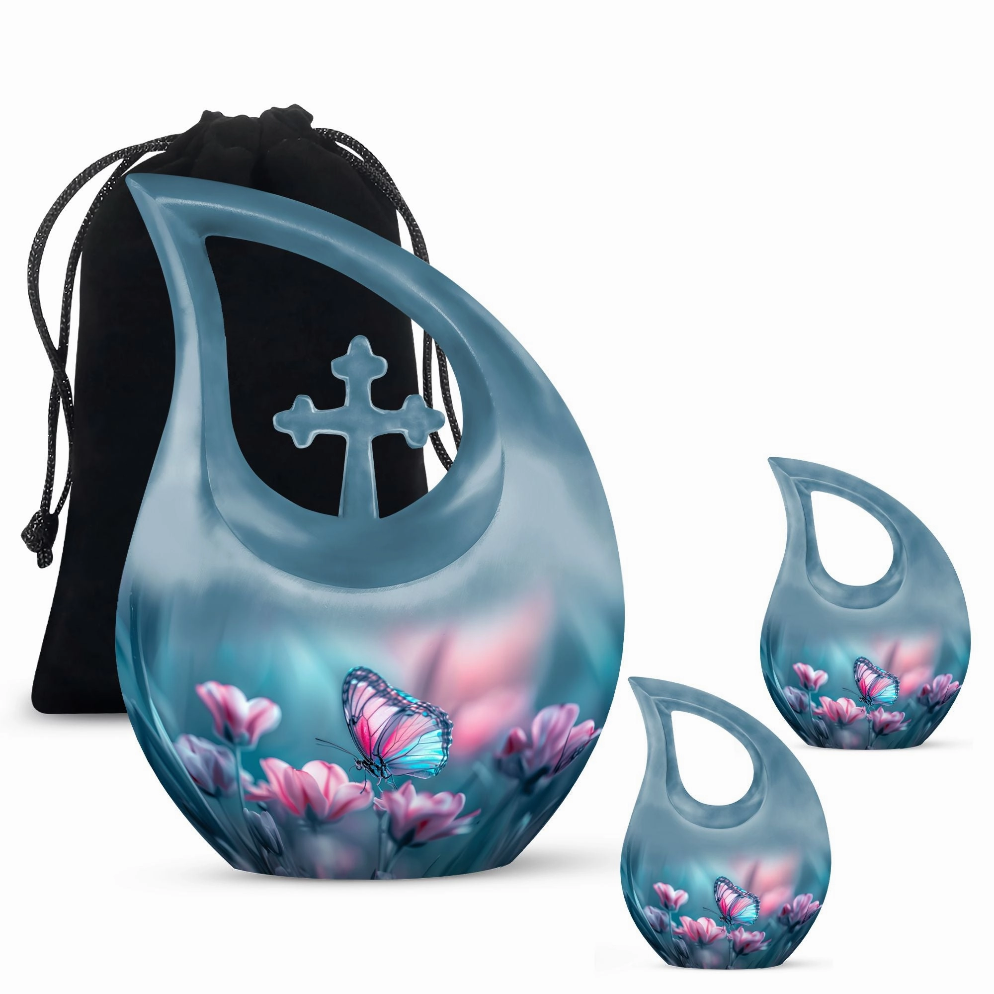 Butterfly Memorial Urn: Beautiful Urn For Mom Ashes