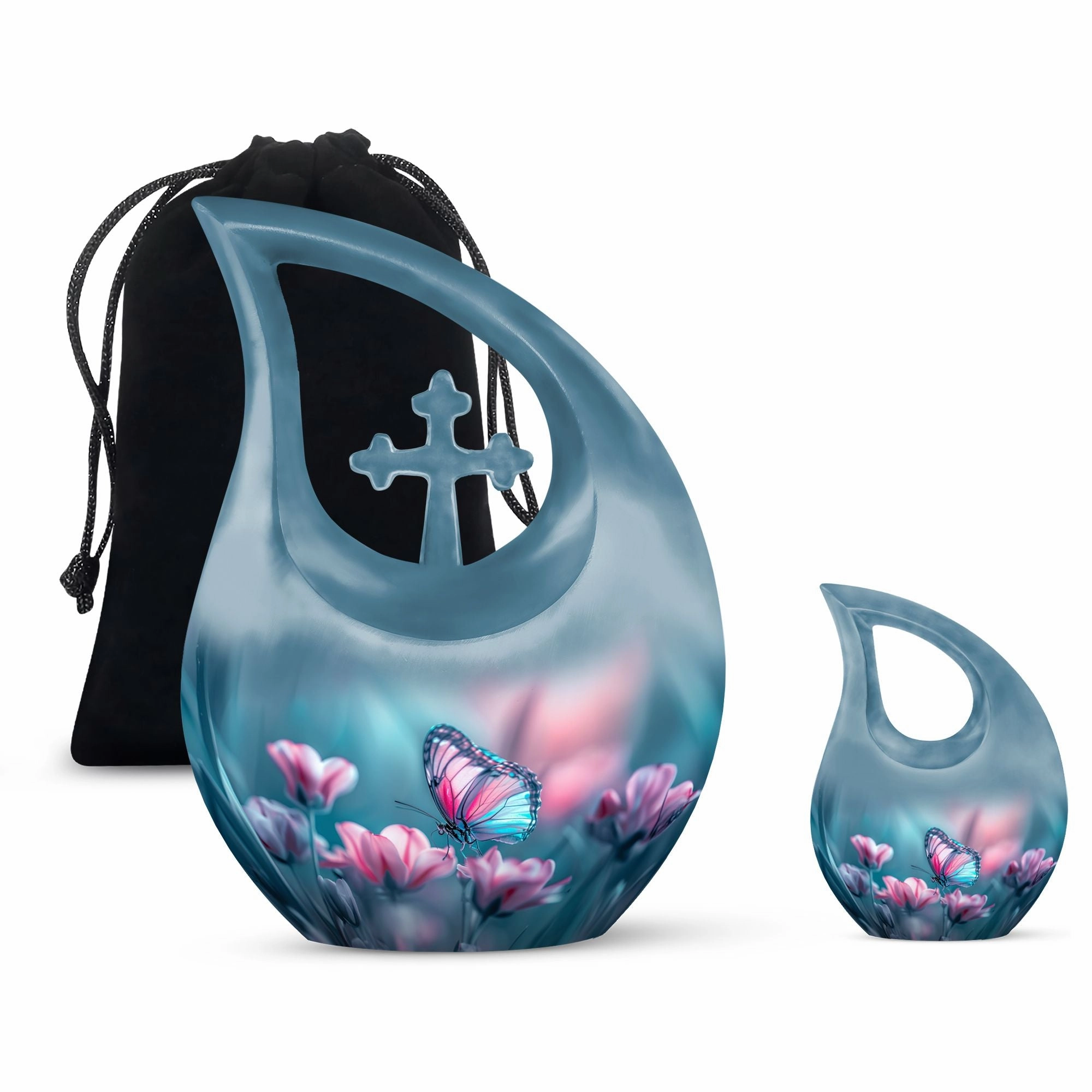 Butterfly Memorial Urn: Beautiful Urn For Mom Ashes