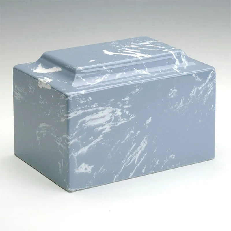 Classic Cultured Marble Urn in Wedgewood
