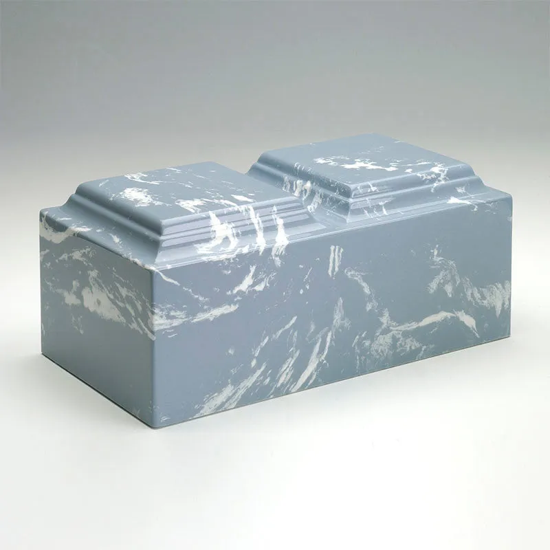 Classic Cultured Marble Urn in Wedgewood