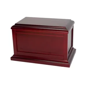 CLEARANCE - ADULT - Basswood Urn  -AW02- Dark Cherry finish - case of 4