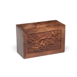 CLEARANCE - SMALL  Hinged Rosewood Urn - Bogati Birdsong ™