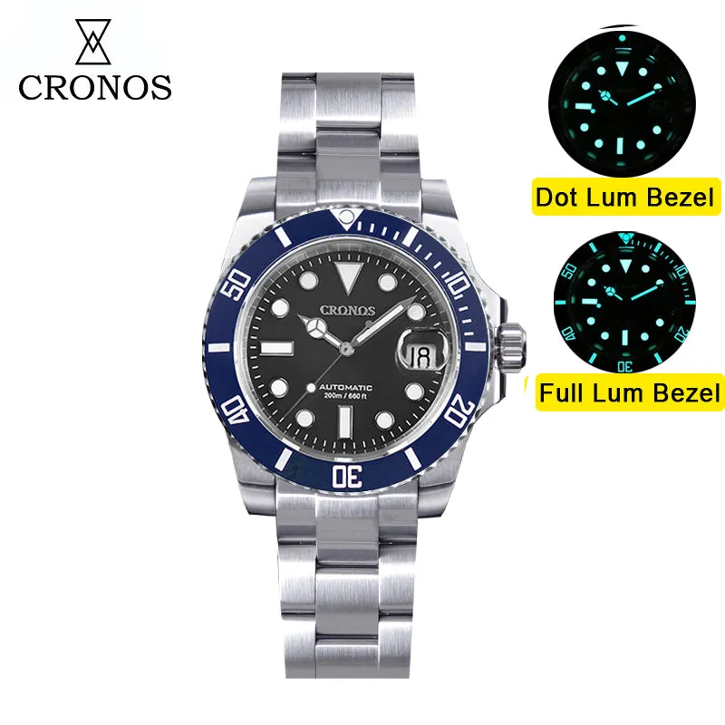Cronos 2.5x Water Ghost PT5000 Dive Watch L6005