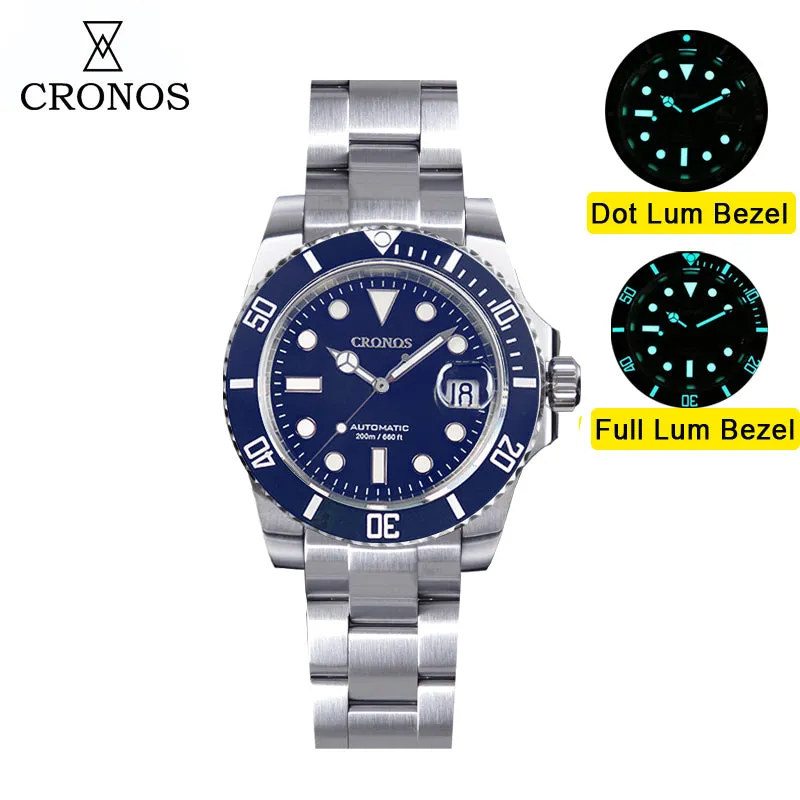 Cronos 2.5x Water Ghost PT5000 Dive Watch L6005