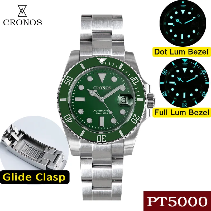 Cronos 2.5x Water Ghost PT5000 Dive Watch L6005