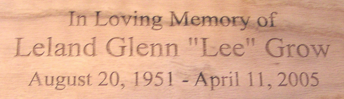 Custom Artwork Laser Engraved Personalization (ADD ON)