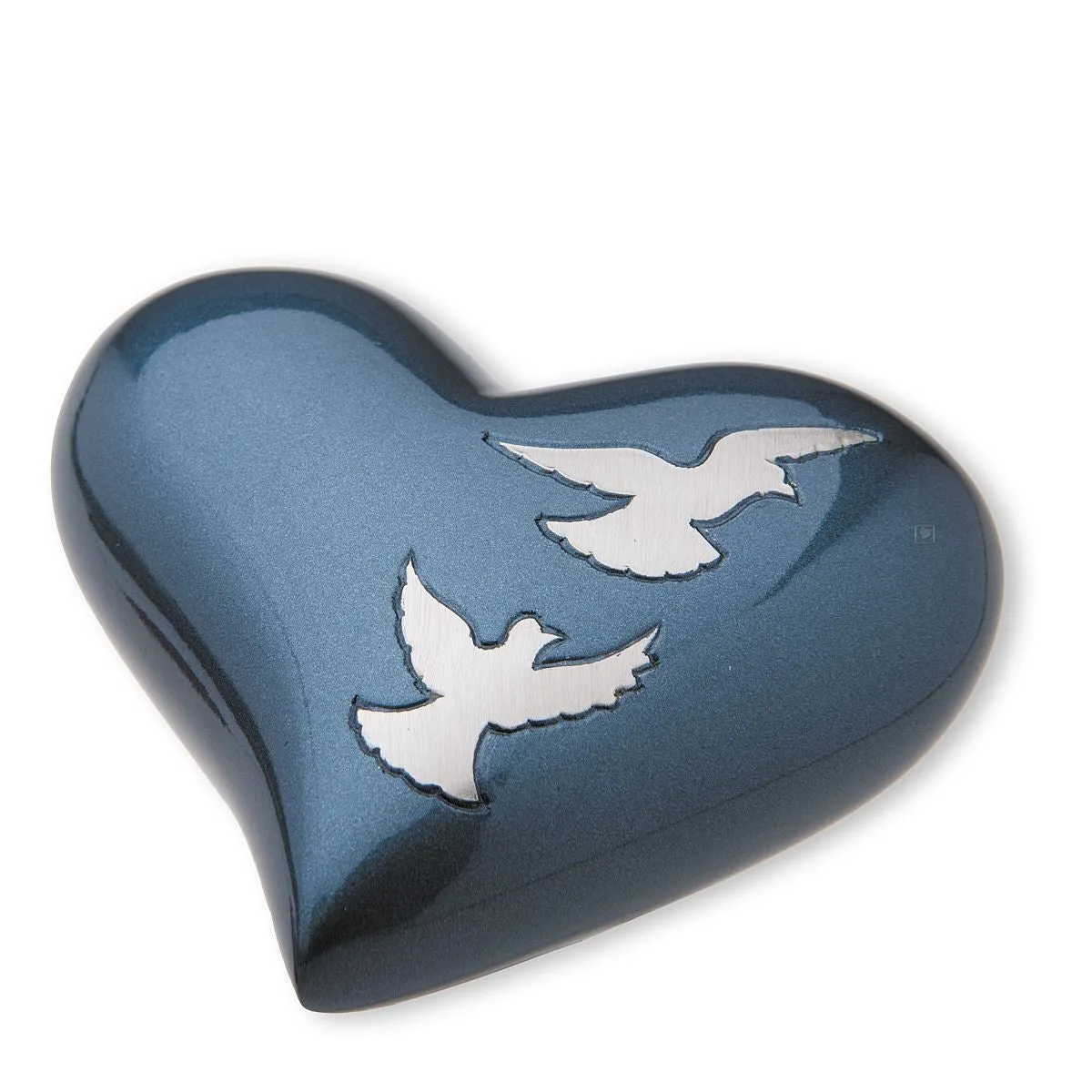 Divine Metal Cremation Urn with Flying Doves