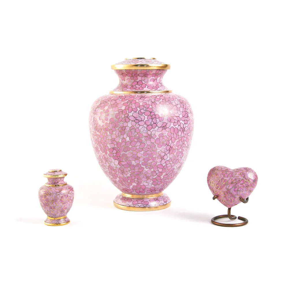 Essence Rose Cloisonne, Cremation Urn
