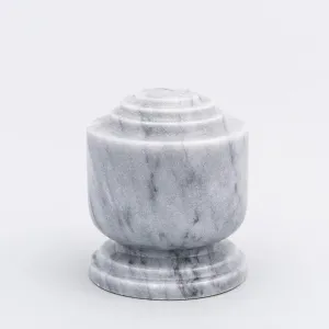 Estate II Natural Marble Keepsake Urn in Gray