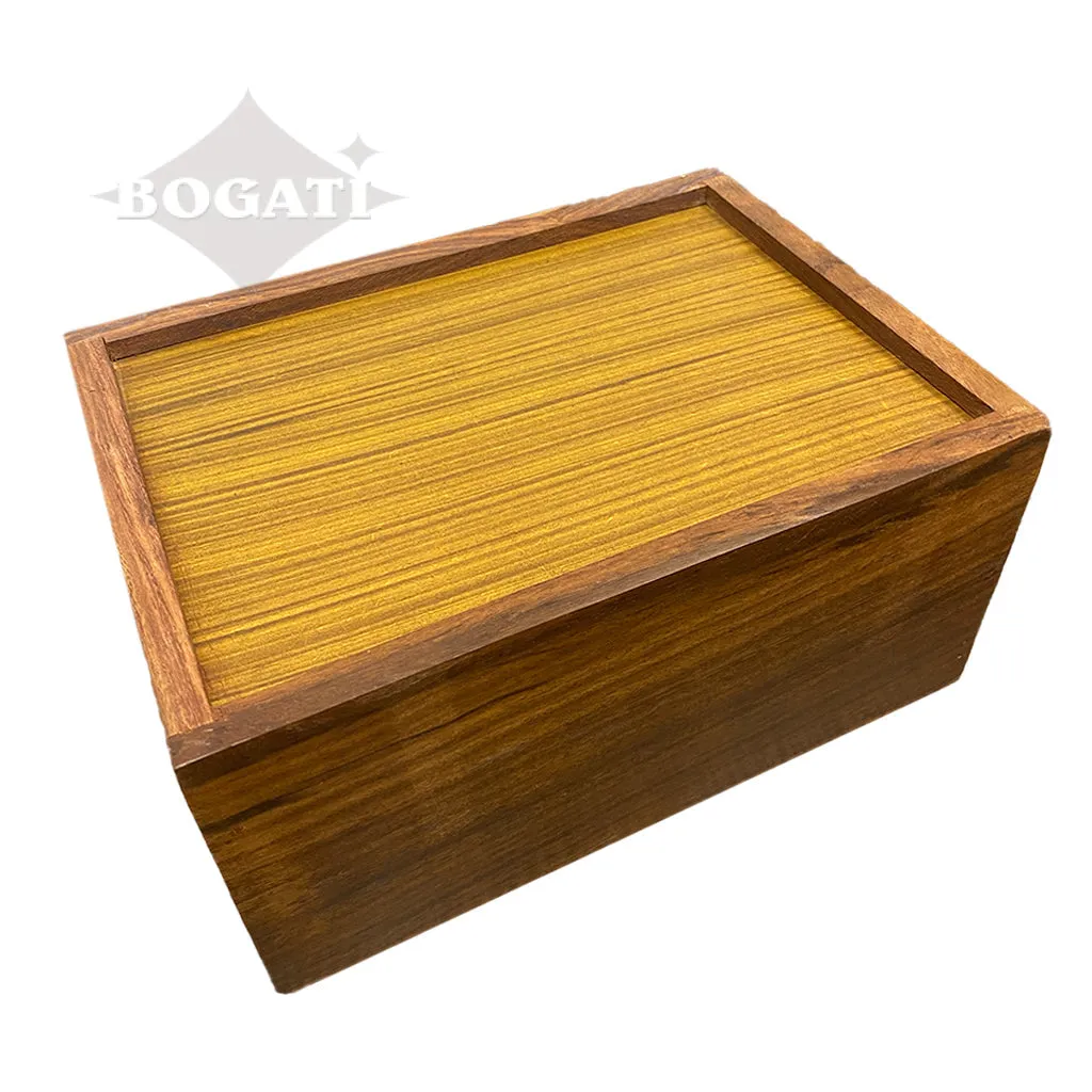 EXTRA LARGE - Rosewood Urn  -2705- Bevel Edge - Rainbow Bridge Poem