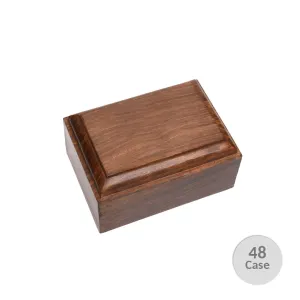 EXTRA SMALL Rosewood Urn  -2705-  Bevel Edge - Case of 48
