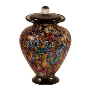Hand Blown Glass Cremation Urn for Pets in Amato Desert