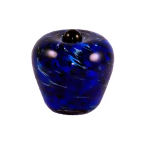 Hand Blown Glass Keepsake Urn in Classic Water