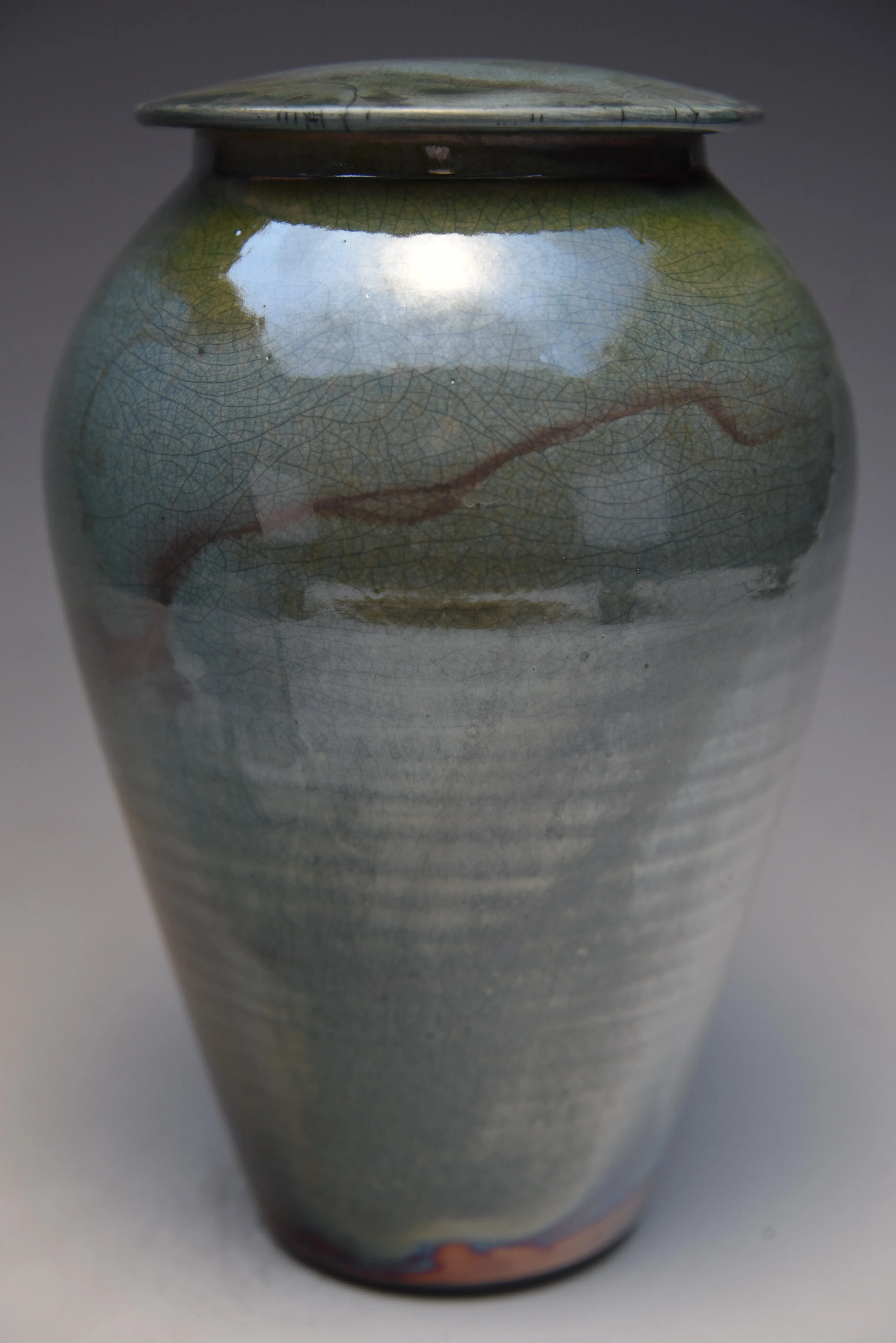 Handmade Simple Raku Ceramic Cremation Urn