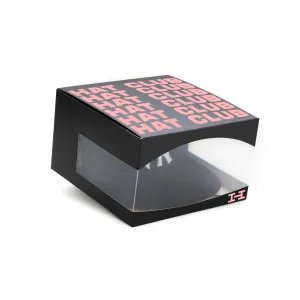 Hat Club Display Box - Black. Pink
